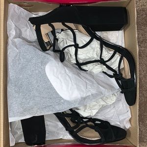 Black heels.